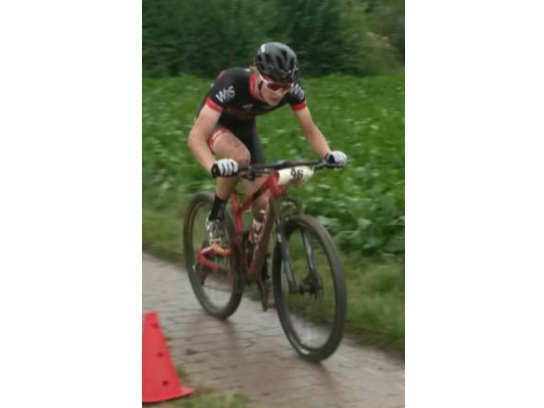 Julius Butenschn auf der Crosscountry Meisterschafts-Rennen in Mainz-Marienborn. (Foto: RSC Betzdorf) 