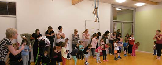 Das Projekt "Jolinchens-KIDS" fhrte Kinder und Eltern zusammen. Foto: Lebenshilfe