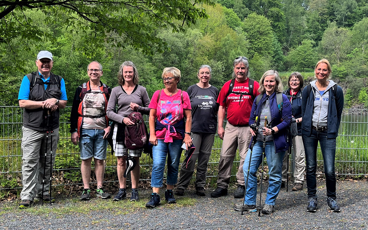 Auf der rund fnfstndigen Wanderung gab es fr die Teilnehmer viel zu entdecken. (Foto: TI/Hannah Matthiessen)
