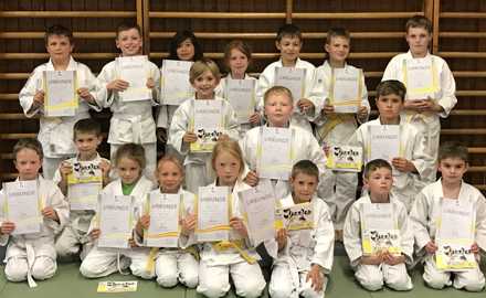 Erfolgreiche Judo-Grtelprfung fr TuS 09 Honigsessen
