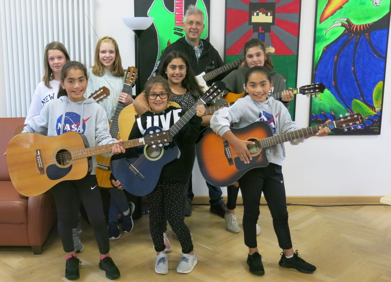 Gitarrenkurs. Fotos: Jugendpflege der VG Selters 