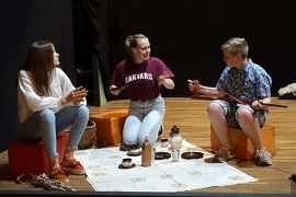 Premiere der "jungen Oase": Picknick im Felde