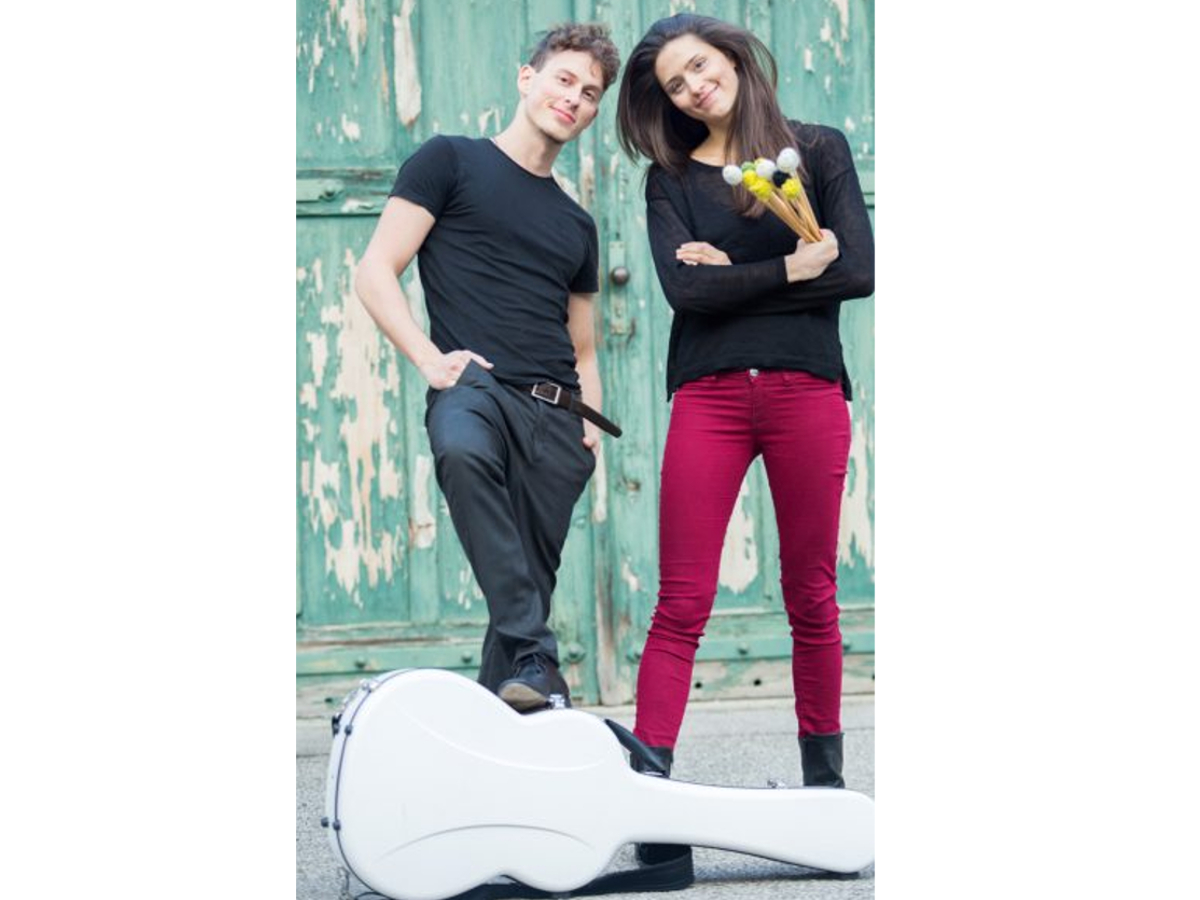 Vivi Vassileva (Schlagzeug) und Lucas Campara Diniz (Gitarre) treten am 8. April in Kirchen auf (Foto: Veranstalter)