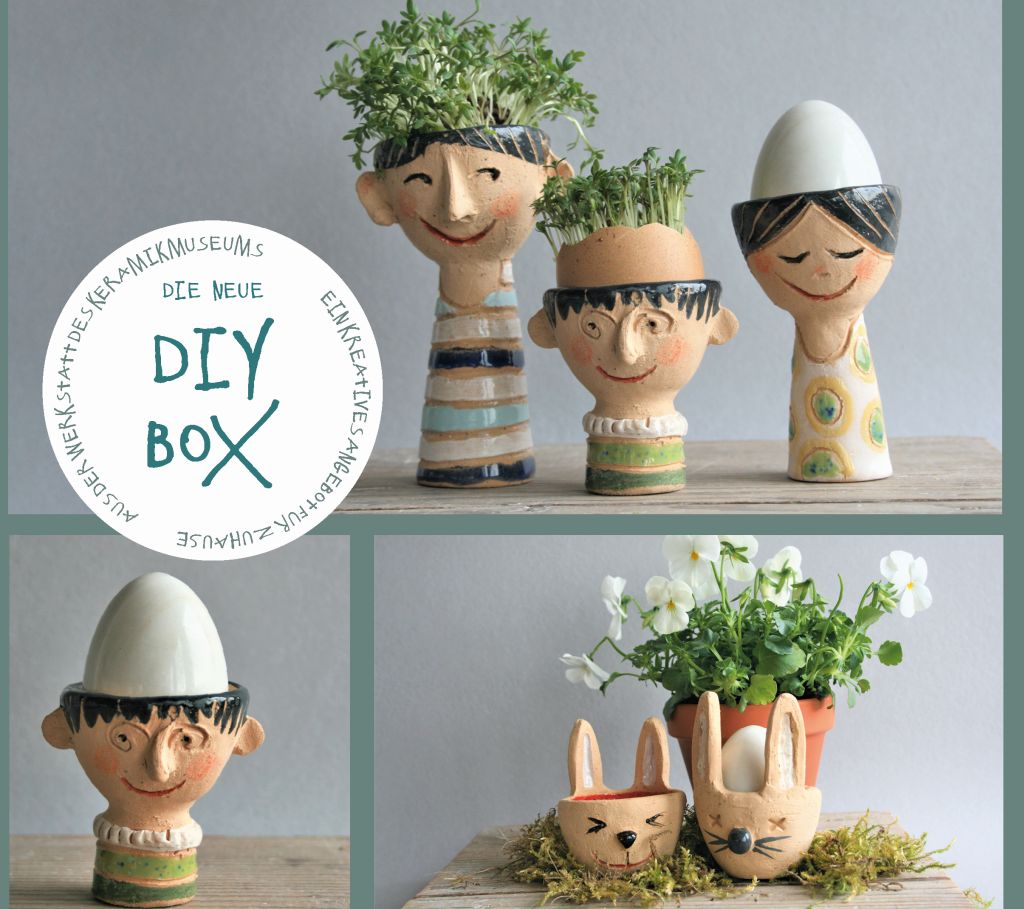 Das sind die Oster-Angebote des Keramikmuseums in der neuen DIY Box. Foto: Pressestelle des Westerwaldkreises
