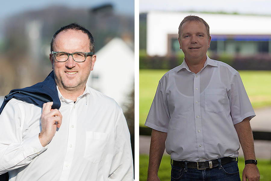 Wer wird die Wahl gewinnen? Holger Kern (links) oder Thomas Vis (rechts). Fotos: privat, Montage: NR-Kurier