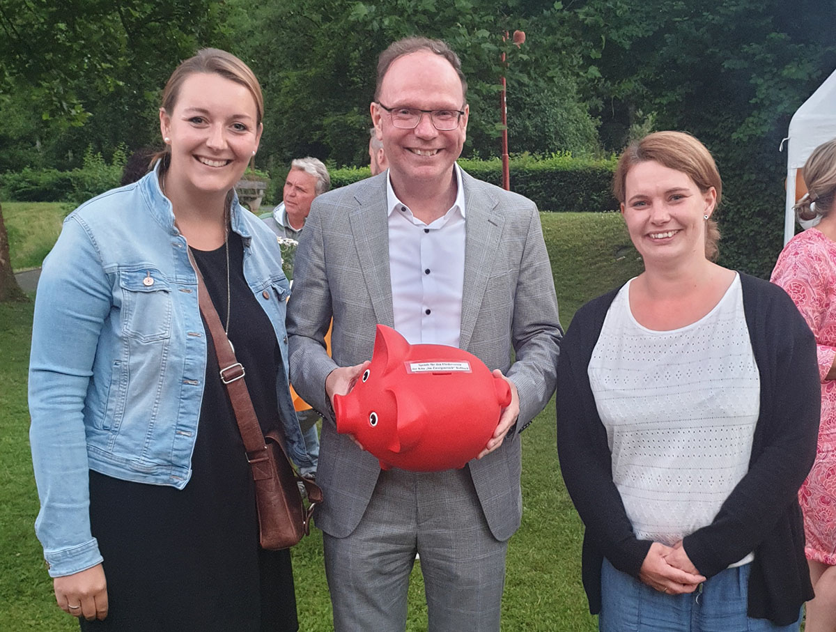 Frderverein der Robacher Kita Im Zwergenreich erhlt Spende 