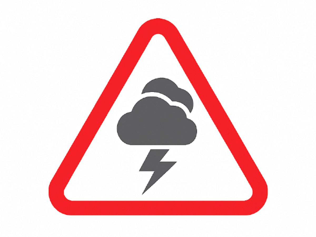 Vorabinformation des DWD - Unwettergefahr in der Region: Starkregen und Sturmben