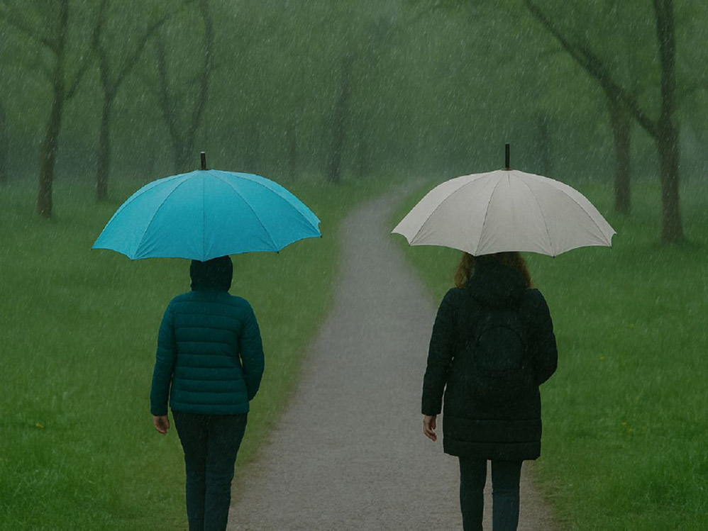 Regenschirmwetter in Rheinland-Pfalz - Regen und Wind im Anmarsch