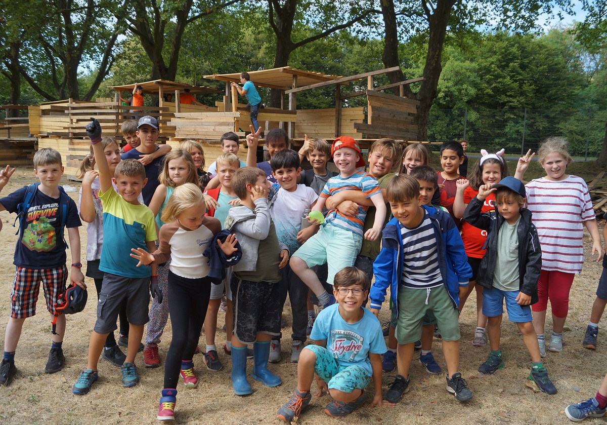 Das Endergebnis der fleiigen kleinen Handwerker auf dem Bauspielplatz des Neuwieder Kinder- und Jugendbros kann sich sehen lassen. (Foto: privat)