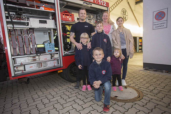 Die Familie Kind ist der Feuerwehr eng verbunden. Foto: Feuerwehr VG Puderbach