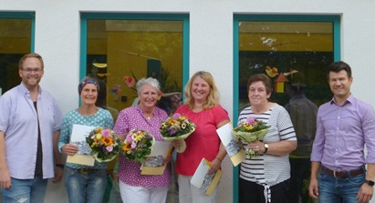 Die Jubilare des Kinderhauses wurden geehrt. (Foto: Stadt Hachenburg) 