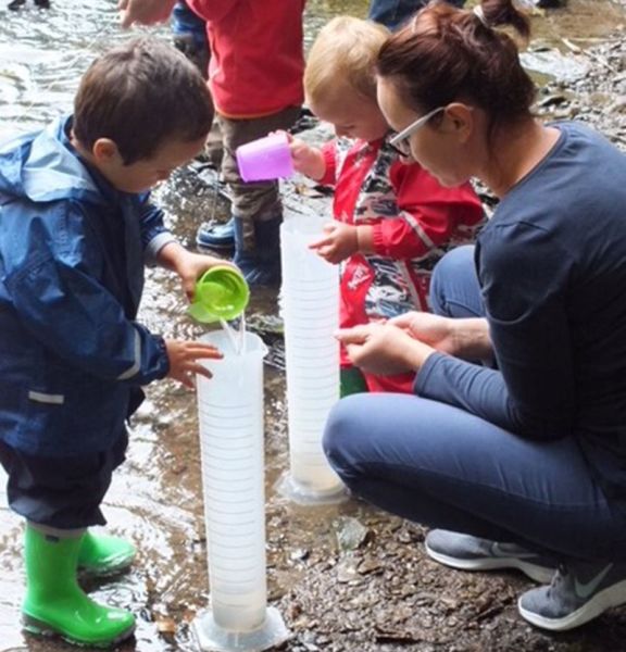 Ausflug der Kita Kinderplanet ins Brexbachtal. Foto: privat