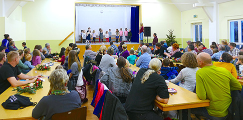 Viel Spa hatten Kinder und Eltern bei der diesjhrigen Weihnachtsfeier. Foto: Verein