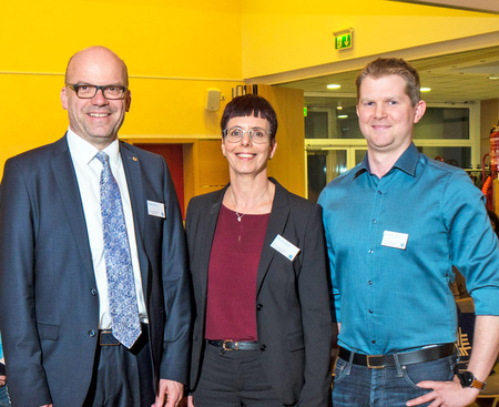 Die Steuerexperten informierten in Nistertal: (von links) Andreas Kind, Silke Schneider und Benjamin Hhner. (Foto: Veranstalter)