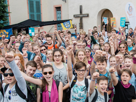 Die meisten Besucher beim Jugendkirchentag in Weilburg kamen aus dem Westerwald. (Foto: Evangelisches Dekanat Westerwald)