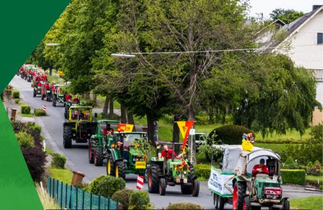 Traktorumzug zur Kirmes in der Ortsgemeinde Hattert. Foto: CDU