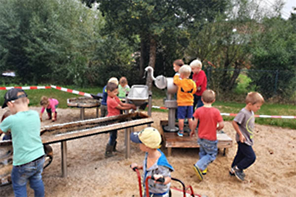 Spielplatzerweiterung der Kita Kunterbunt Steimel