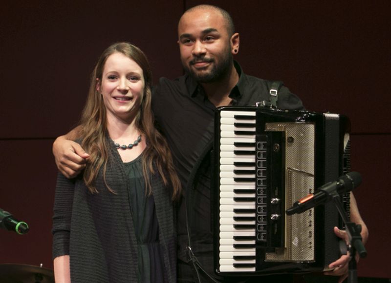 Klezmerkonzert mit dem Klezmerduo Akklaba aus Mainz