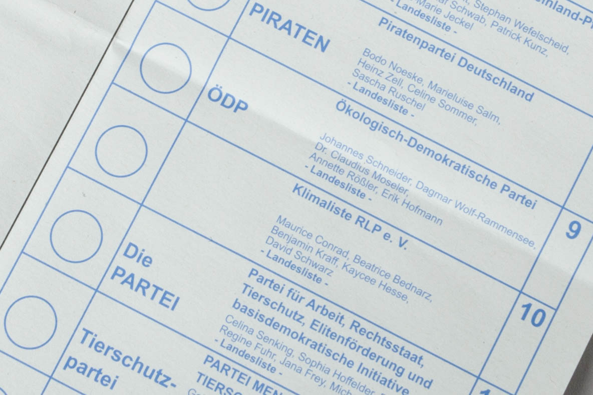 Stimmzettel fr die Landtagswahl mssen nicht neugestaltet werden