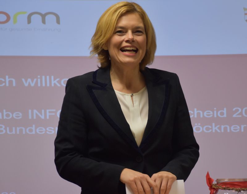 Julia Klckner, die Bundesministerin fr Ernhrung und Landwirtschaft. Fotos: wear