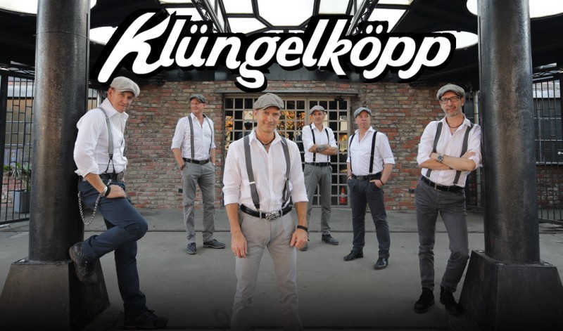 Konzert der Klngelkpp am 9. August im Biergarten des Klosters Marienthal 