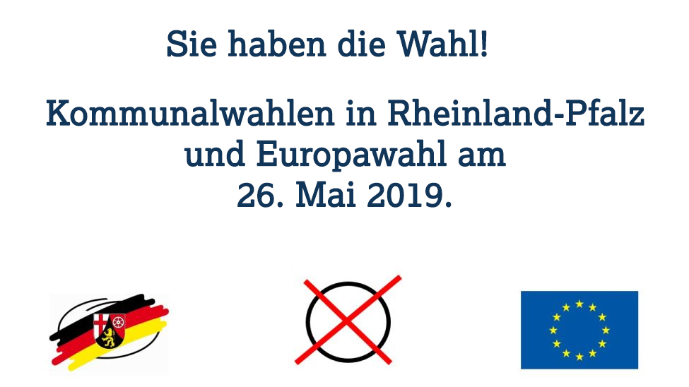 Kommunalwahlen in Rheinland-Pfalz: Viel zu tun am 26. Mai 
