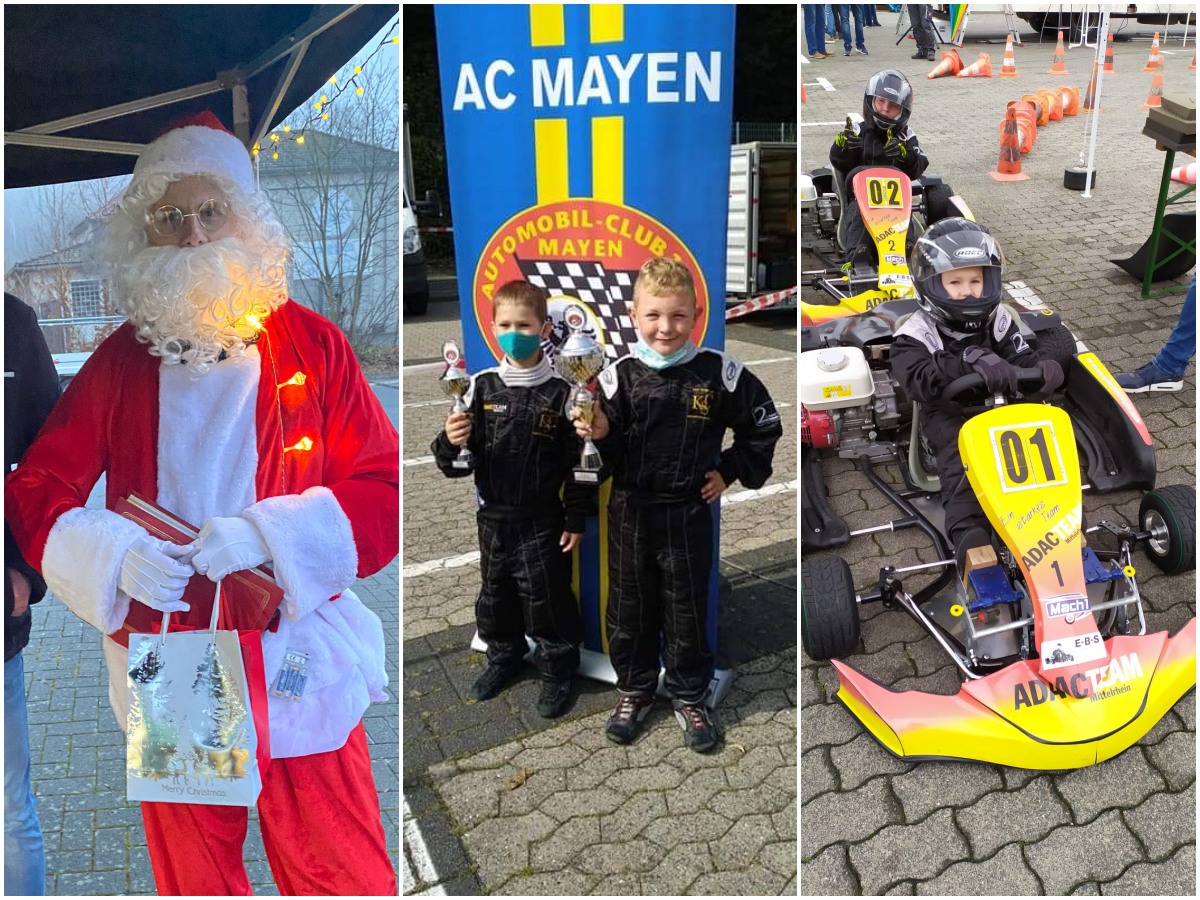 Einige Erfolge gab es beim Jahresabschluss des "KartSportClubs" Niederfischbach zu feiern. Und der Nikolaus war auch da. (Fotos: Verein) 