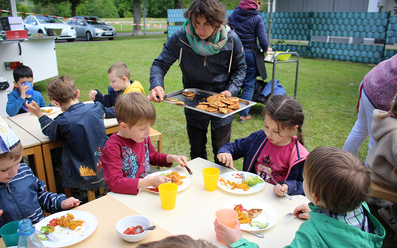 Gesunde Ernhrung wird in der Kita grogeschrieben. (Fotos: Casa Vivida)