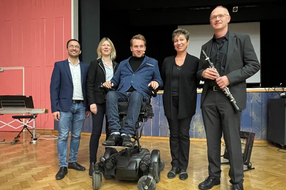 Samuel Koch sprach als Coach ber das Meistern von Krisen. (Fotos: Elke Stockhausen)