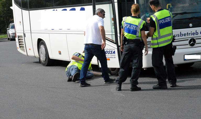 Schwerpunktkontrolle  Reisebusse wurden kontrolliert