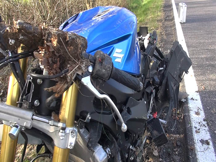 Unfall bei Hartenfels - Motorradfahrer schwer verletzt