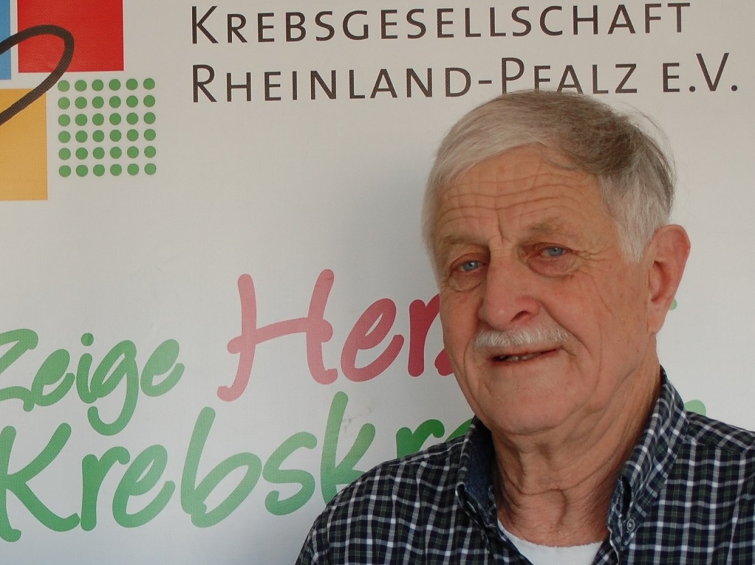 Helmut Schmidtgen aus Eschelbach engagiert sich seit 14 Jahren für das kostenfreie Beratungsangebot der Krebsgesellschaft Rheinland-Pfalz e.V. (Fotoquelle: Krebsgesellschaft Rheinland-Pfalz)