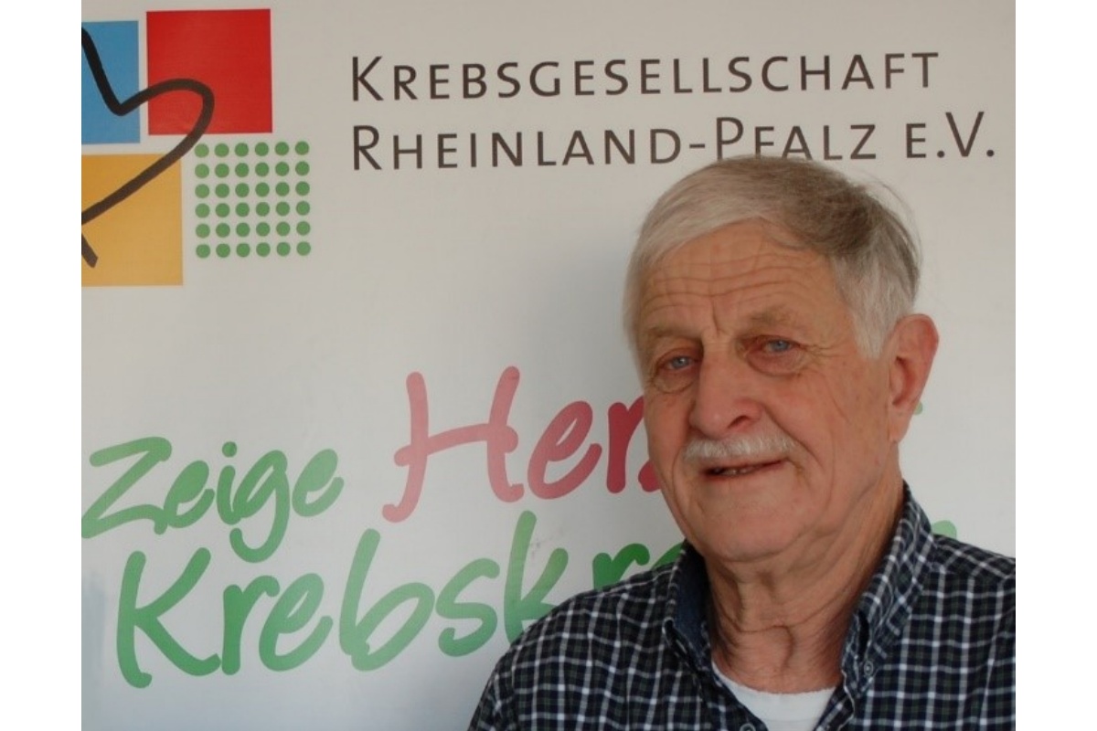 Helmut Schmidtgen aus Eschelbach engagiert sich seit vielen Jahren ehrenamtlich für die Krebsgesellschaft Rheinland-Pfalz e.V.. (Foto: Krebsgesellschaft Rheinland-Pfalz)