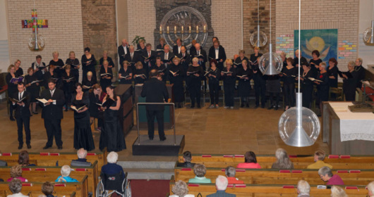 Die erweiterte Kantorei der Christuskirche beim Rossini-Konzert im September 2018. (Archivfoto: Erhard Wamuth)