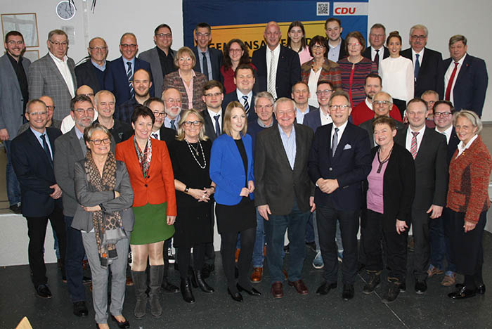 Der CDU-Kreisverband Neuwied hat mit der Aufstellung der Kreistagskandidaten den Startschuss fr die Kommunalwahl im Mai 2019 gegeben. 