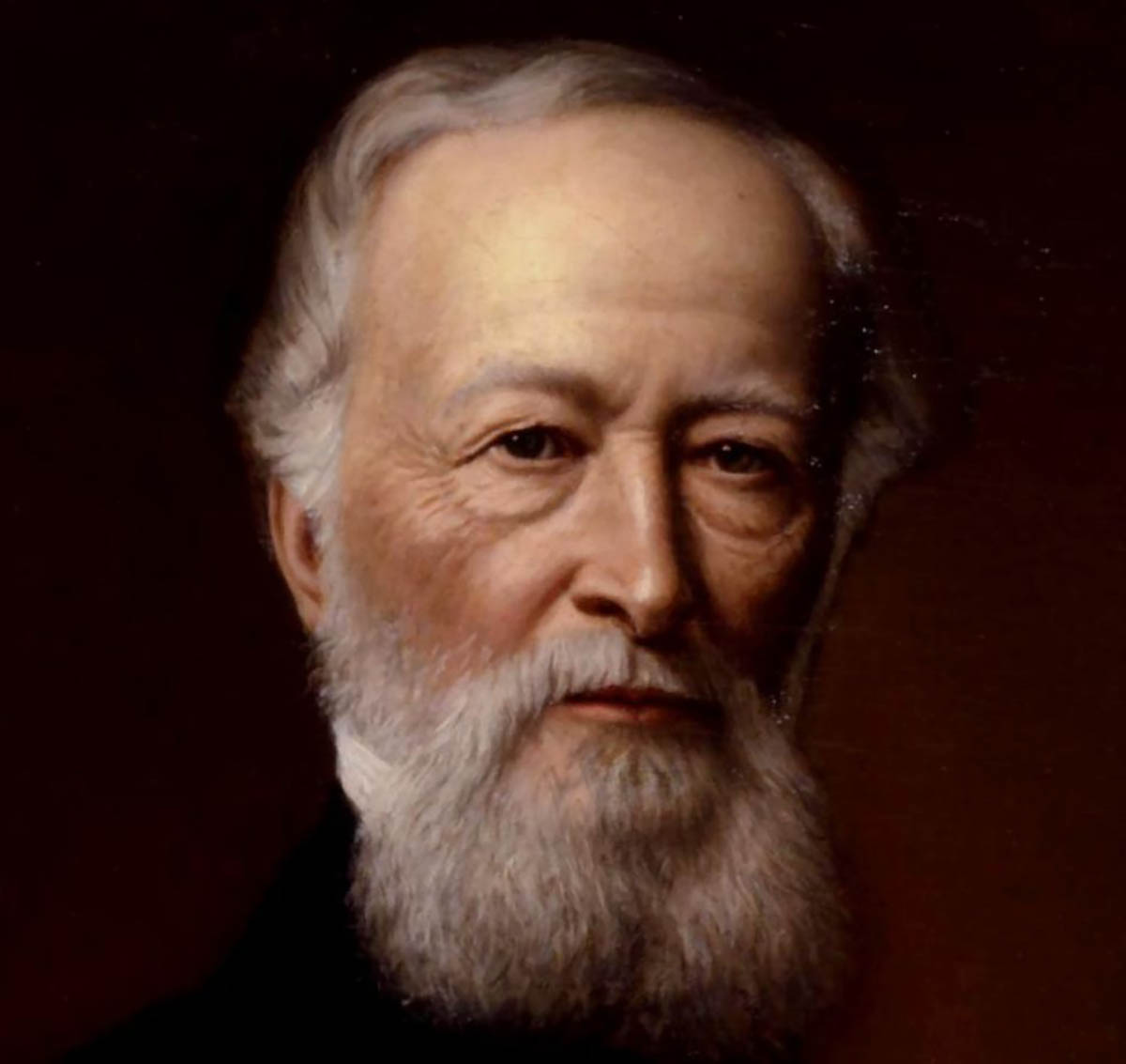 Der industrielle Alfred Krupp (1812-1887) nach einem Portrait von Julius Grn (1823-1896). (Foto: privat)
