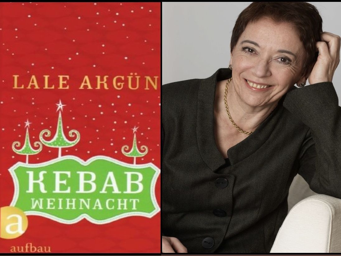 Lale Akgn liest aus Kebab-Weihnacht.(Fotoquelle: Evangelische Kirchengemeinde Westerburg)