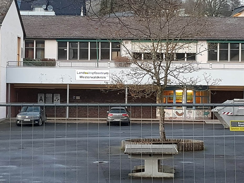 Symbolfoto vom derzeit geschlossenem Landesimpfzentrum