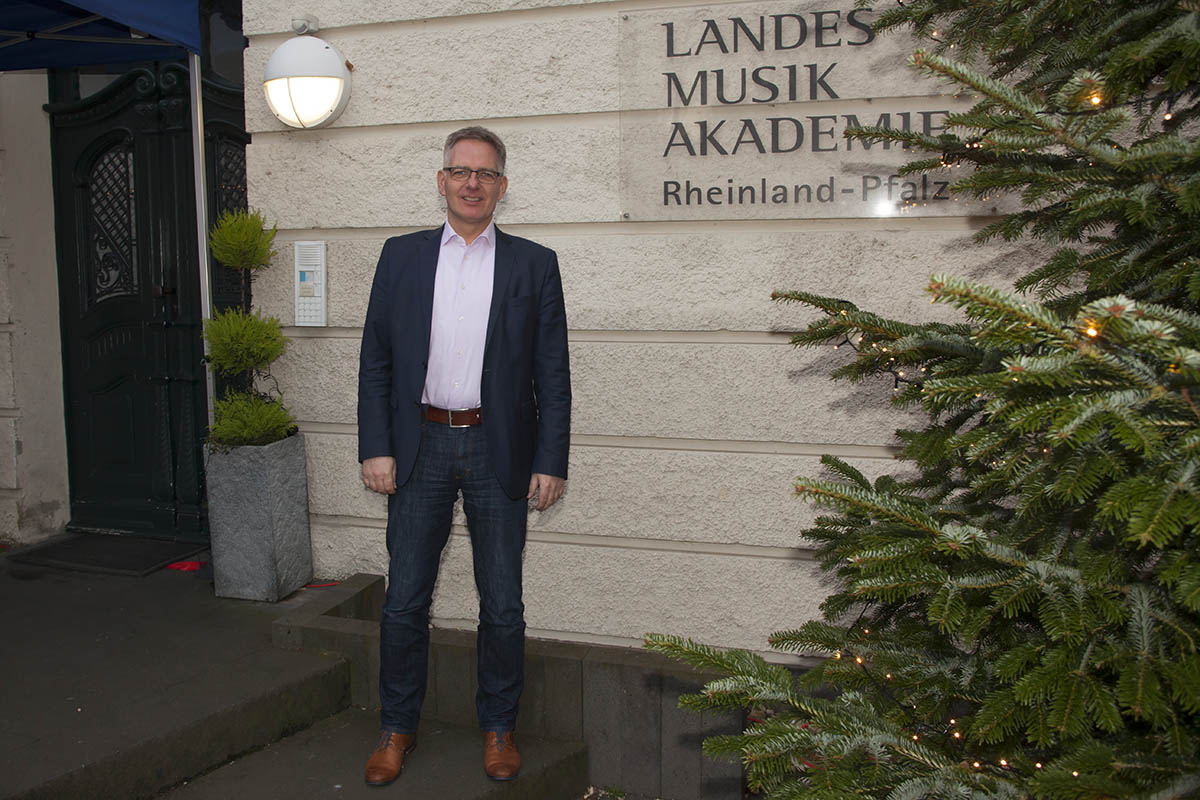 Rolf Ehlers leitet die Landesmusikakademie in Engers. Foto: Wolfgang Tischler 