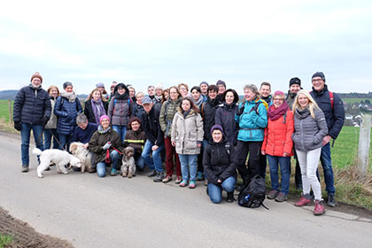 Traditionelle Winterwanderung des Lauftreffs VfL Wehbach. Foto: Verein