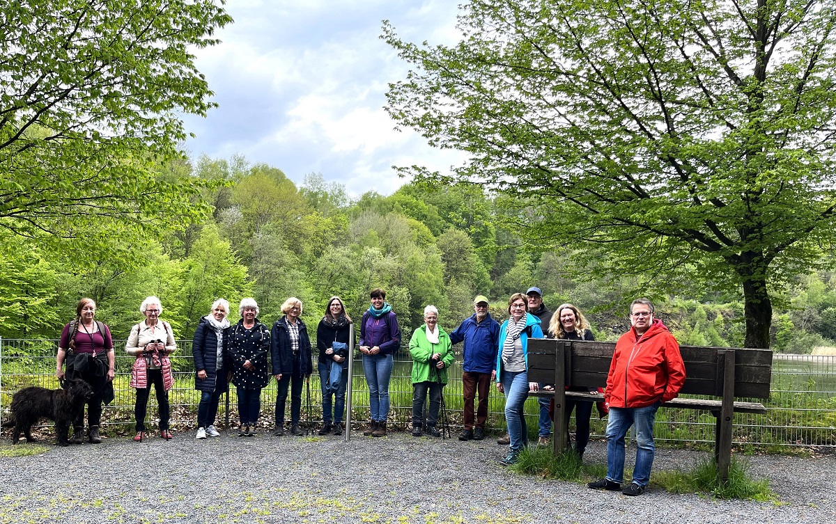 Erfolgreiche Lesewanderung: Auf den Spuren des Glcks in Bad Marienberg