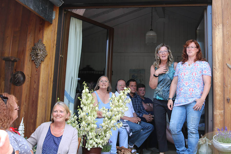 Krimi im Garten in Rodenbach wurde zu einem vollen Erfolg