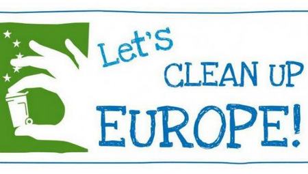 Europaweit haben 2017 rund 700.000 Menschen aus 30 Lndern Straen, Parks, und Natur von Abfall befreit.(Logo: letscleanupeurope.de)