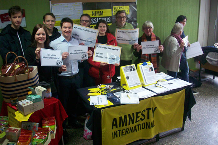 Amnesty International in Ludwig-Erhard-Schule in Neuwied