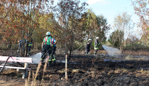 In der Gemarkung Liebenscheid kam es zu einem Flchenbrand. (Fotos: RS Media) 