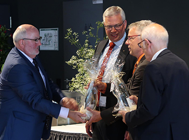 Heinz-Gnter Schumacher, Christian Georg, Volker Hammer und Werner Schmitt (von links). Foto: Lions