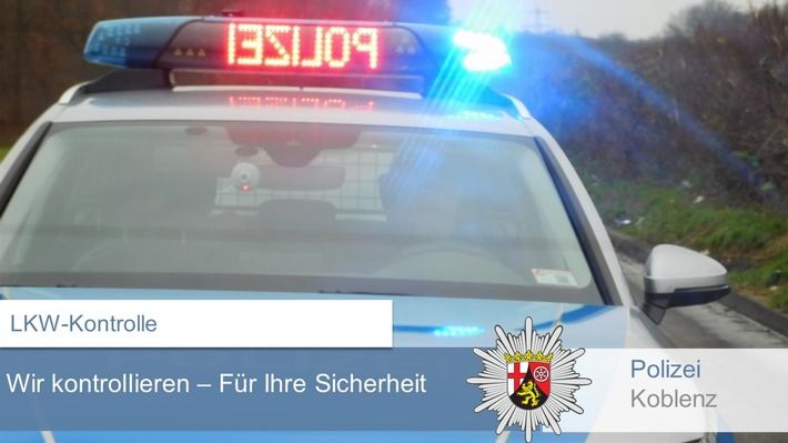 Polizei fhrte Abfahrtskontrollen bei LKW-Fahrern durch