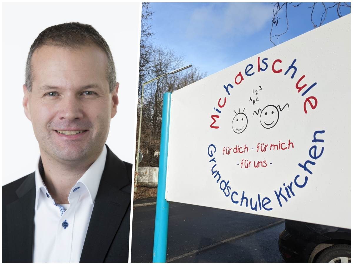 Lars Lamowski ist Leiter der Kirchener Grundschule und stellvertretender Landesvorsitzender des Verbands Bildung und Erziehung (VBE). (Fotos: VBE, ddp) 