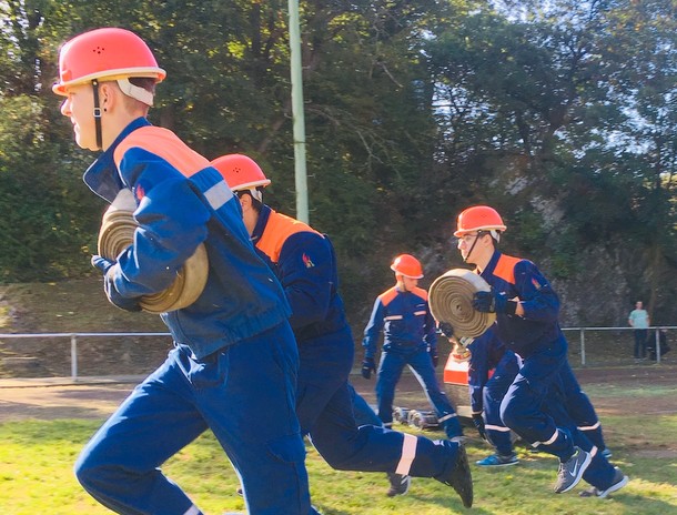 Feuerwehrnachwuchs absolvierte Prfungen zur Leistungsspange 