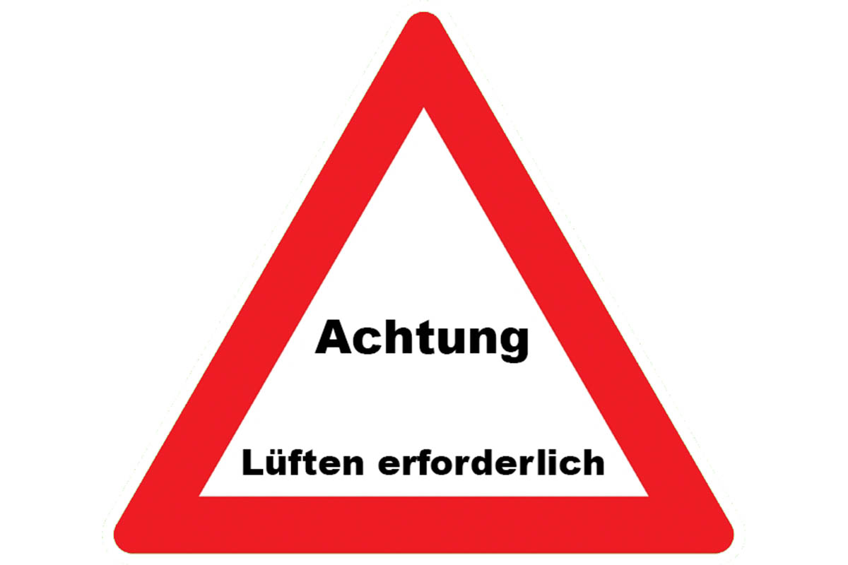 Lften durch Fenster oder Lftungsanlage - aber nicht mit der atmenden Wand.